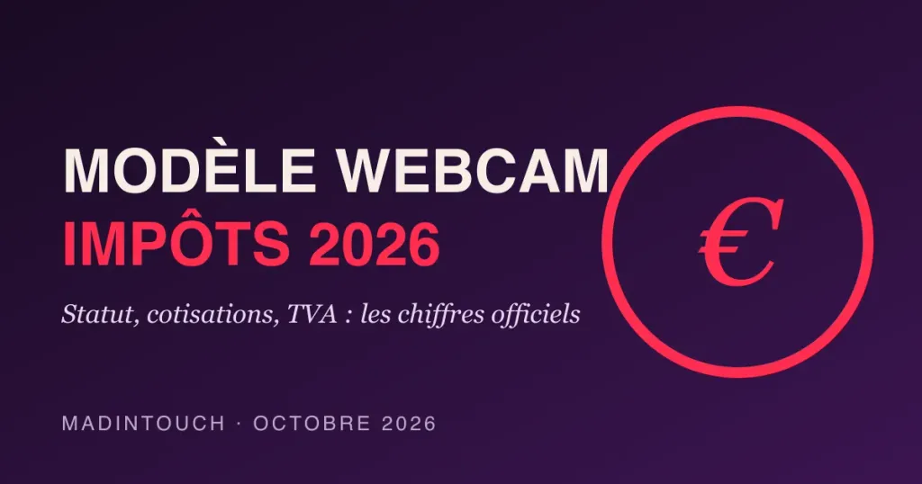 Article suivant : Visuel éditorial : modèle webcam et impôts 2026, texte crème et rouge sur fond violet