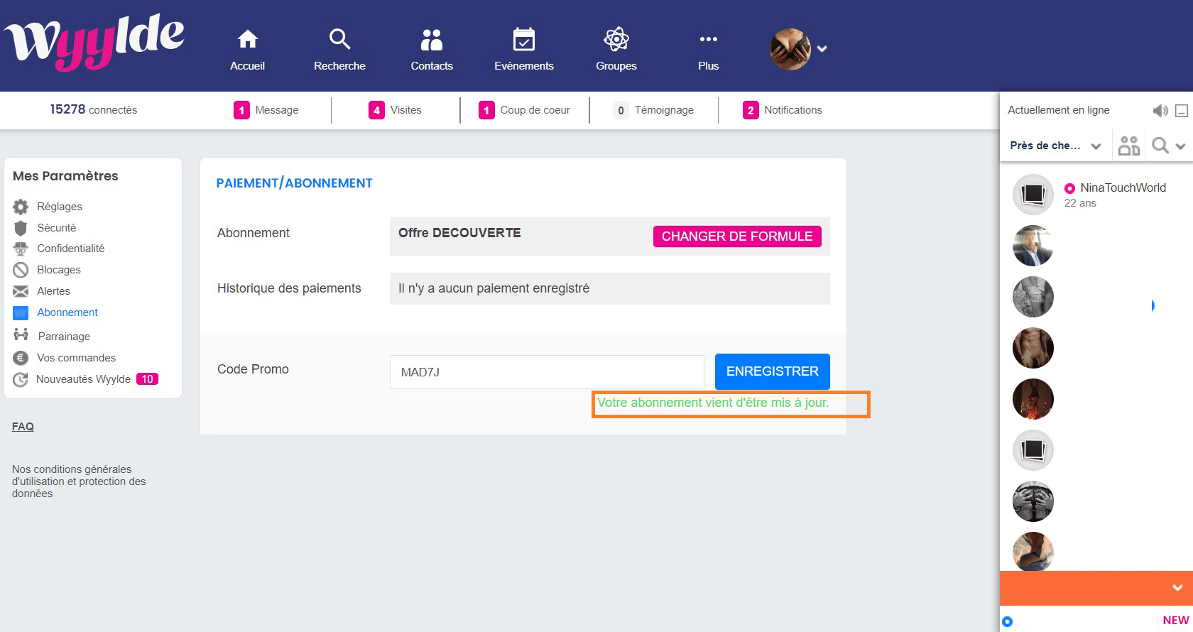 Wyylde Code Promo Wyylde : 7 Jours Gratuits (novembre 2025)